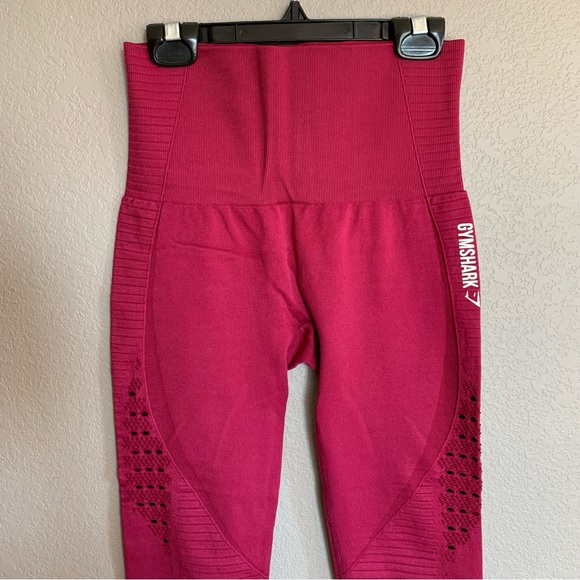 Gymshark | Seamless Sculpt Leggings | BURGUNDY- SMALL - Picture 9 of 10